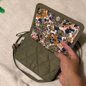 Vera Bradley Sage Quilted Crossbody Bag
